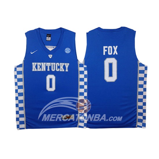 Maglia NBA Kentucky Wildcats Fox Blu